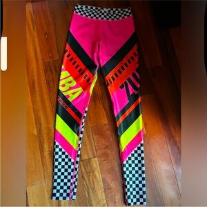 Zumba Fitness 2020 Colorful Leggings SZ xs